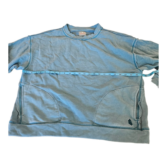 Free People Movement Medium Blue Long Sleeve Pullover Sweater *FLAW* - Picture 8 of 10